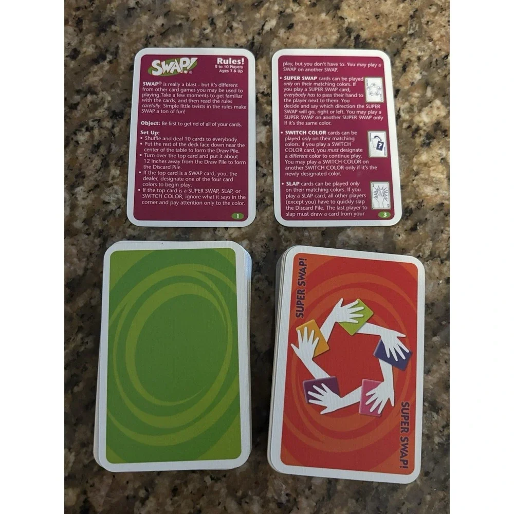Swap! - The Swift Swappin' Switchin' Slappin' Card Game Big Deal 2002